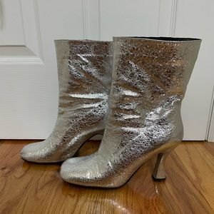 Silver Boot, Costume Boot SZ 9